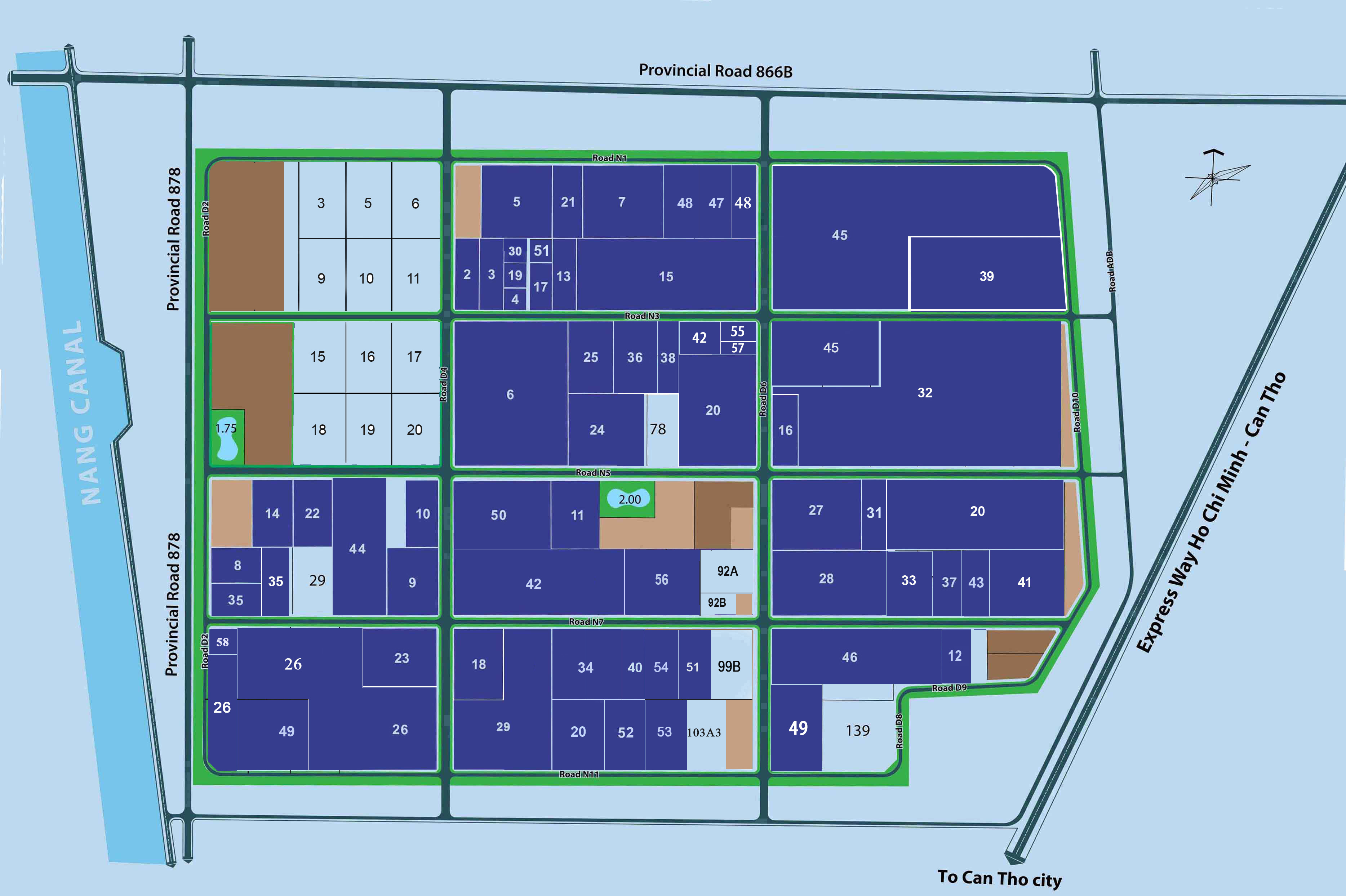 Map of factories 25